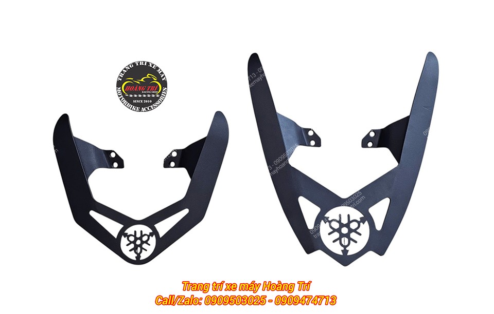 Hai mẫu cản sau tay dắt NVX V3 gồm loại ngắn và loại dài, được làm chỉn chu sắc nét và chắc chắn