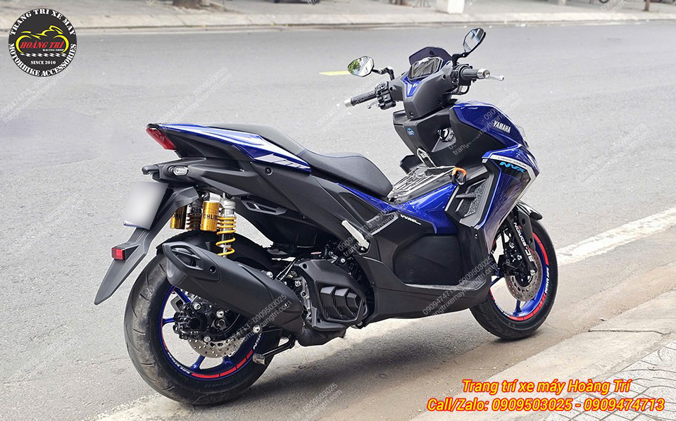 Tổng thể NVX V3 với vài món phụ kiện độ kiểng và nâng tầm trải nghiệm