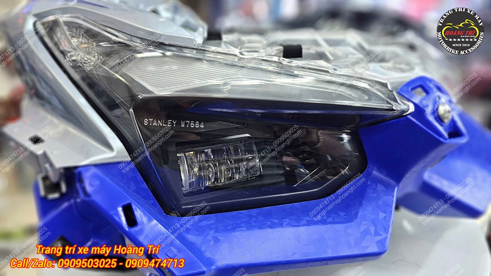 Đèn pha NVX V3 tháo rời - cụm Stanley W7564, thiết kế ấn tượng với LED định vị sắc nét