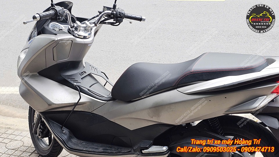 Baga giữa HTR hoàn thiện trên PCX 2014, thiết kế chắc khỏe và tương thích với kiểu dáng nguyên bản của xe