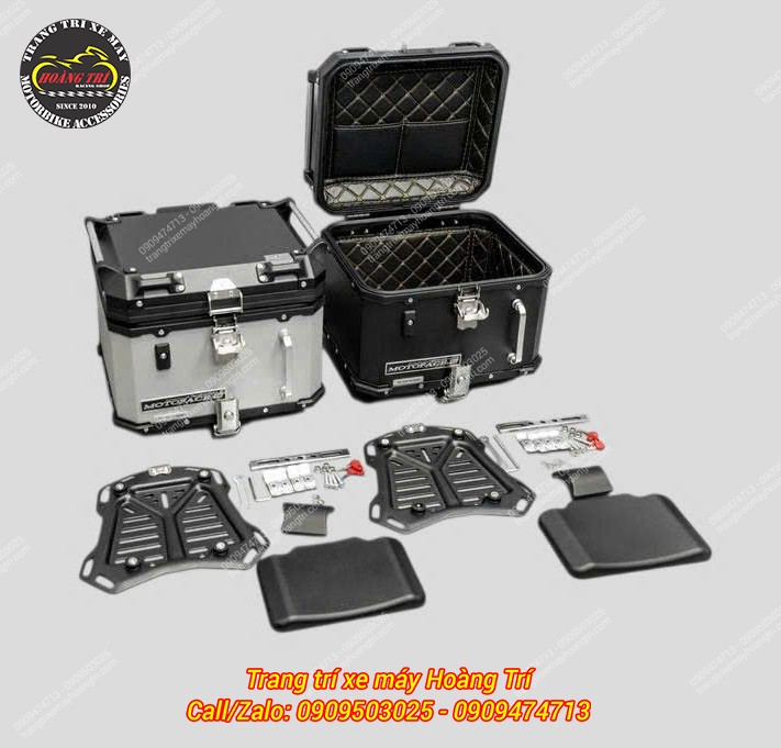 Khi mua thùng MotoFace 48 lít, anh em còn nhận thêm nhiều phụ kiện đi kèm