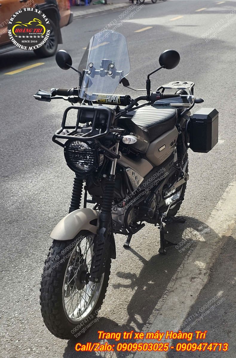 Tổng thể PG-1 mang phong cách thể thao, cá tính chuẩn chất phượt thủ