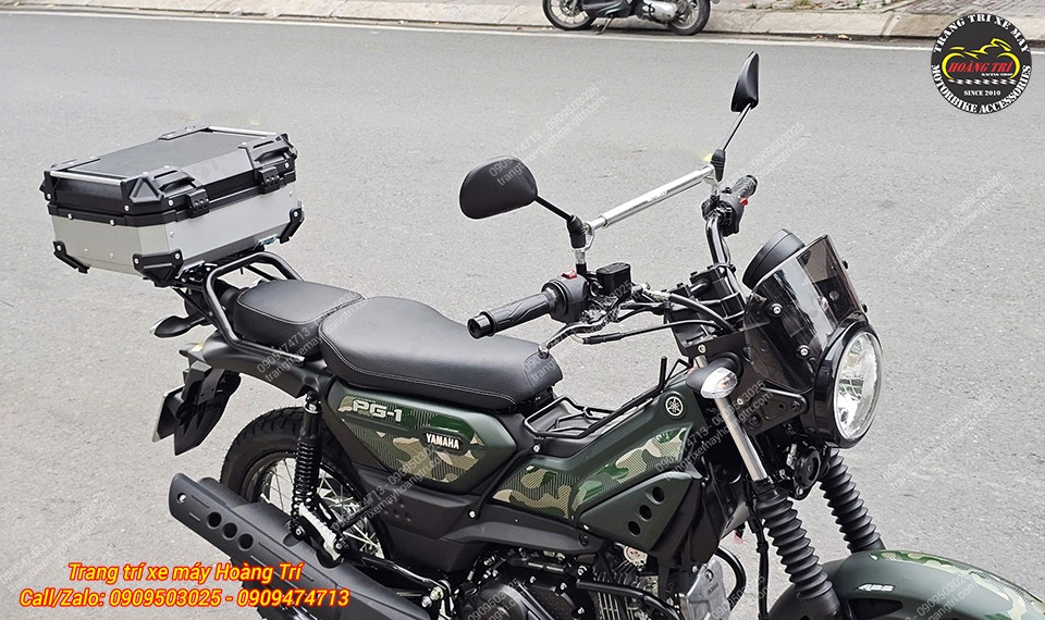 Không chỉ tiện ích, thùng nhôm FRX 25 lít còn góp phần tăng phong cách thể thao cho xe