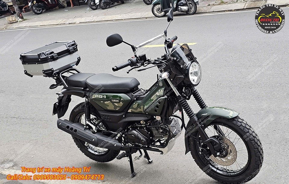 Tổng thể xe trông mạnh mẽ, năng động hơn - rất phù hợp cho anh em thích chạy tour hoặc đi xa