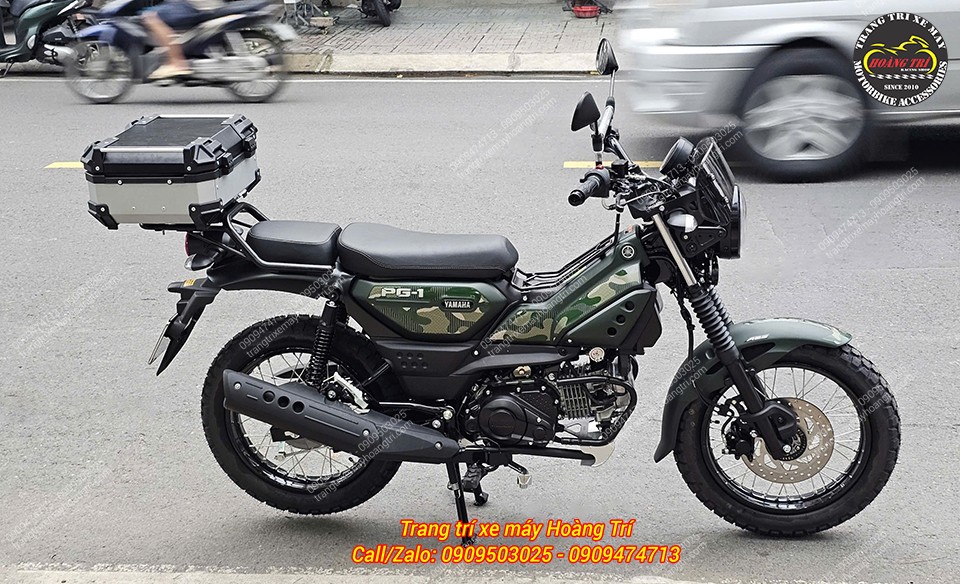 PG-1 2025 màu xanh camo chỉ với vài món đồ kiểng đơn giản đã mang diện mạo hoàn toàn khác biệt