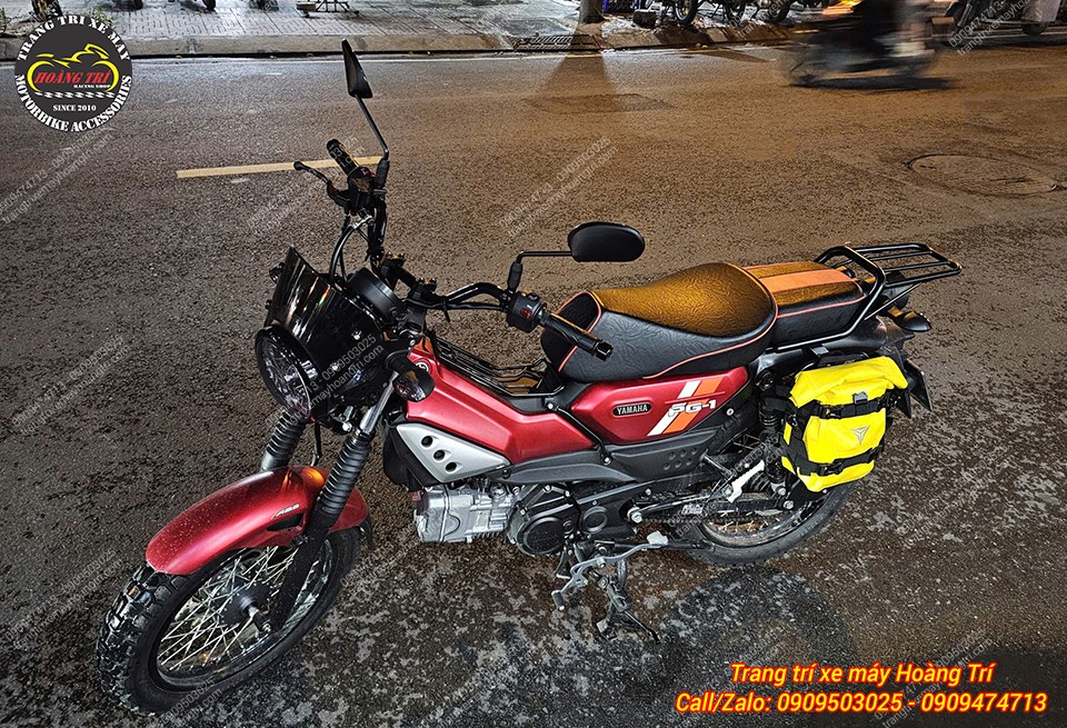 Toàn cảnh xe PG1 trang bị yên độ thể thao, tăng thẩm mỹ và độ thoải mái khi di chuyển