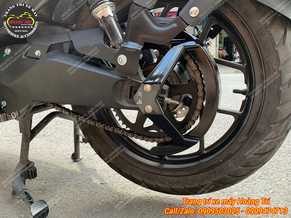 Che sên LBS kết hợp chắn bùn 4 chân, lắp chuẩn từng vị trí ốc trên Datbike Quantum