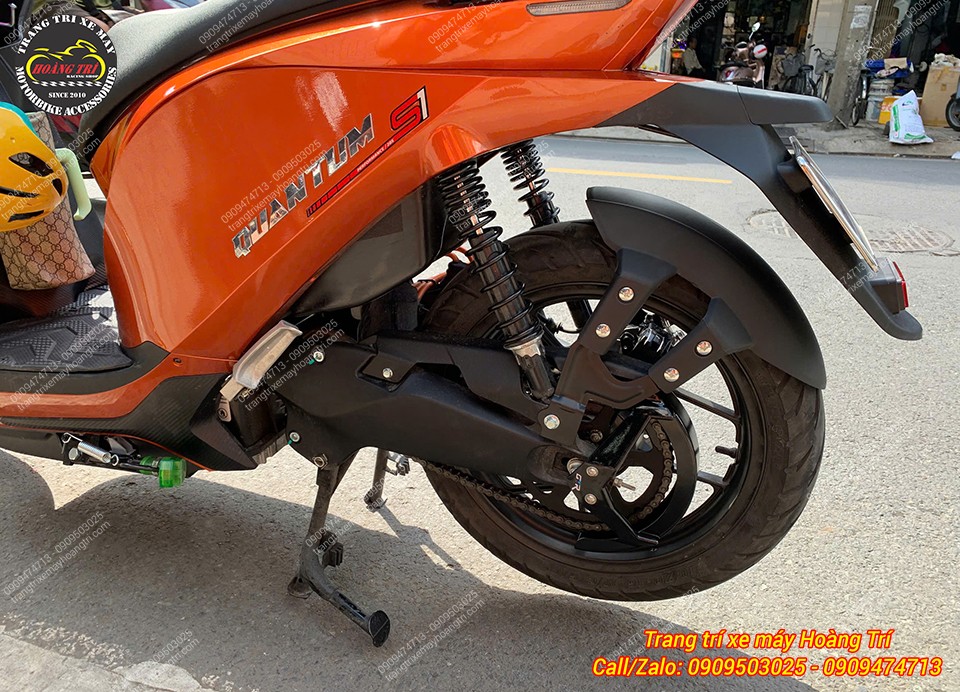 Datbike Quantum sau khi hoàn thiện che sên LBS và dè mới, tổng thể gọn gàng và thể thao