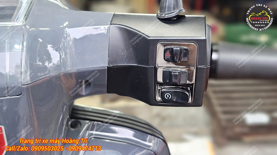 Tích hợp vào nút đề của xe hoặc lắp công tắc rời tùy vào nhu cầu sử dụng của anh em