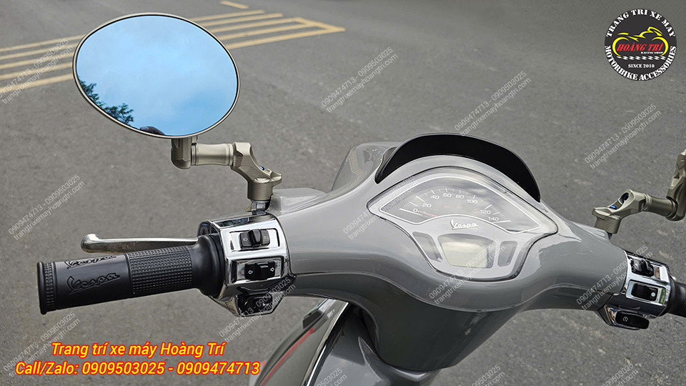 Mặt gương được phủ chống chói giúp di chuyển ban đêm an toàn hơn