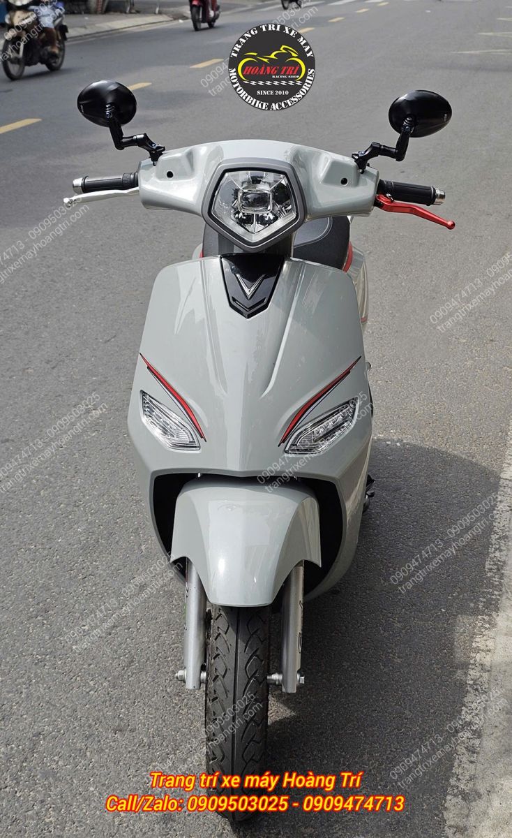 Thiết kế kính hậu dạng tròn giúp xe Vento có tầm quan sát phía sau rộng rãi hơn