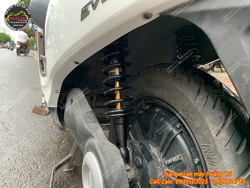 Hiện tại chưa có mẫu phuộc nào trùng kích thước chiều cao với phuộc zin EVO