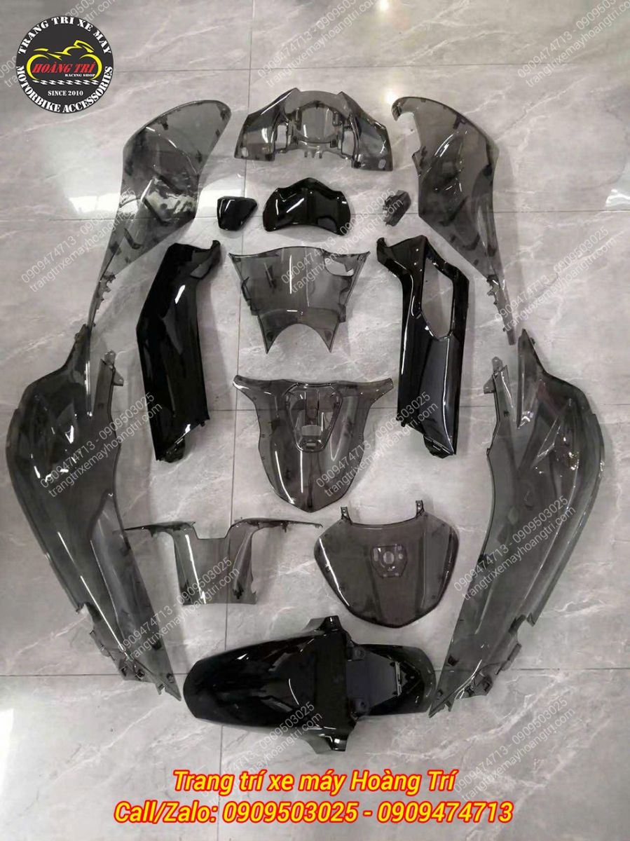 Dàn áo trong suốt kiểu SH Vetro có thêm tùy chọn mới (Màu đen khói)