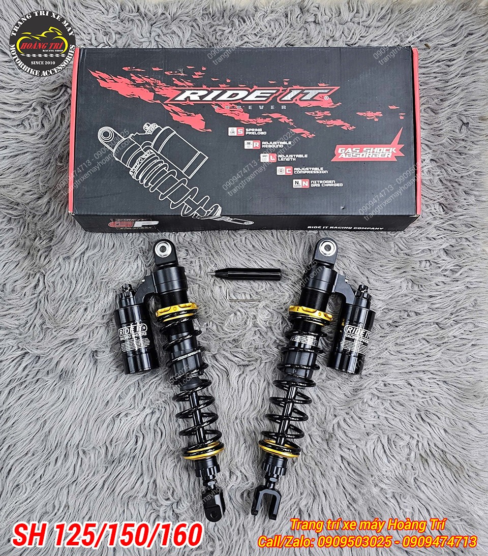 Cận cảnh bộ đôi phuộc Ride it R3 DLC được thiết kế cho xe Sh 125/150/160