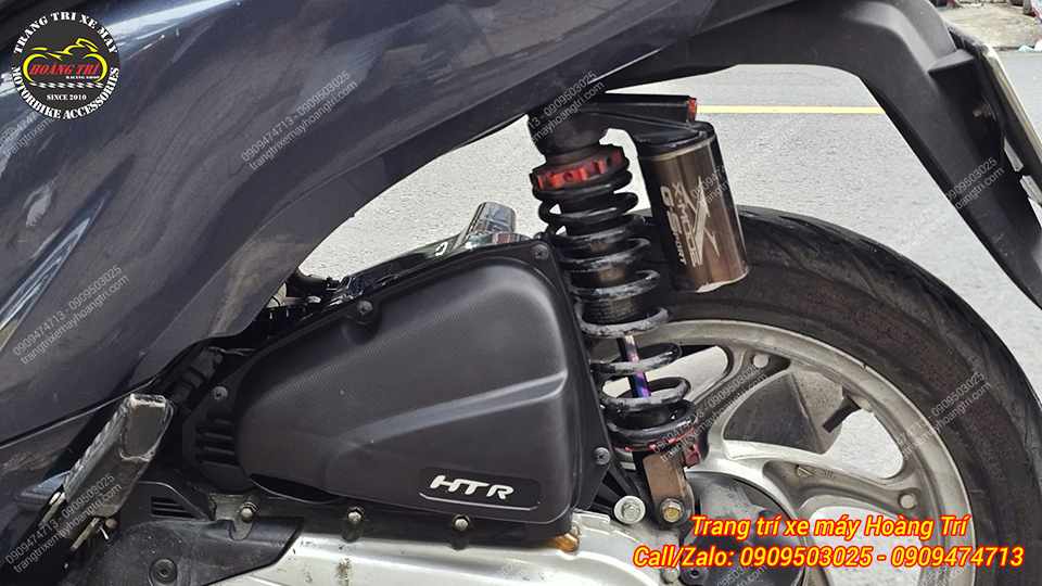 Khi đó, cây pô được phô trọn vẹn giúp xe trông cá tính và khác biệt hơn