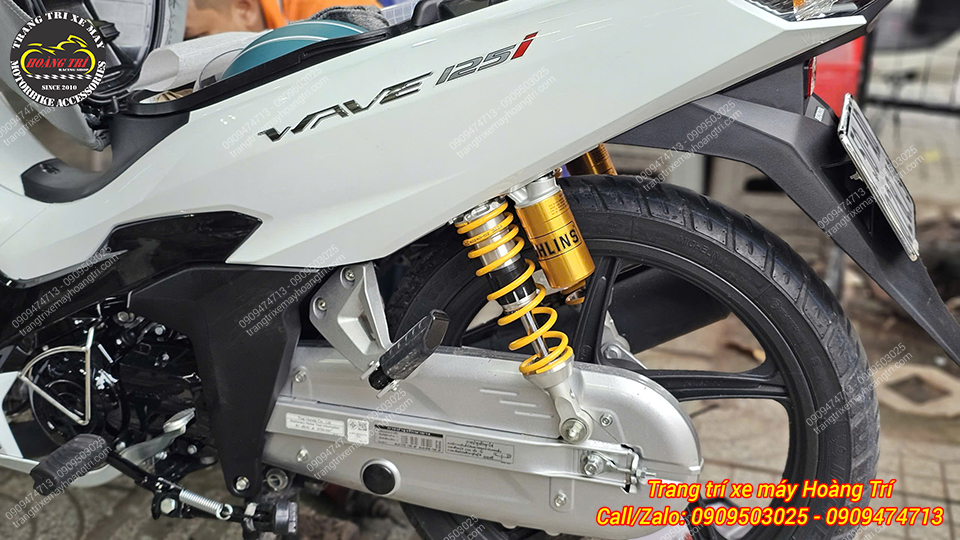 Không chỉ đẹp mắt, cặp phuộc còn mang lại cảm giác êm ái suốt hành trình di chuyển