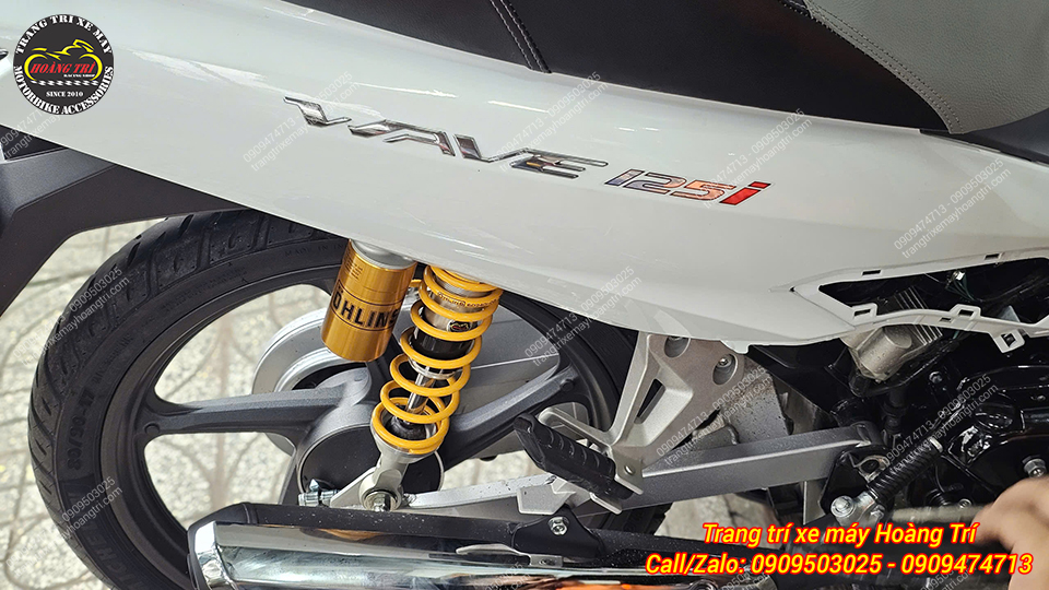 Ngoài yếu tố thẩm mỹ, bình dầu còn hỗ trợ cải thiện hiệu suất nhún của phuộc Ohlins