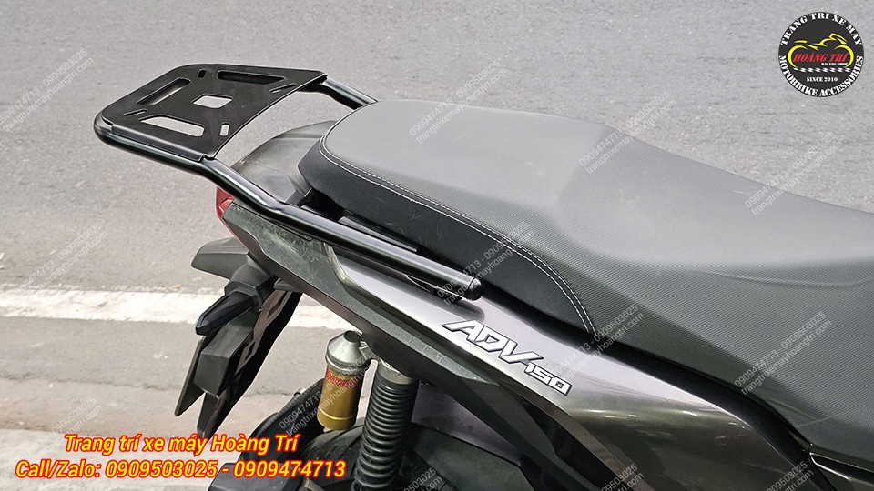 Baga sau HTR MV nhìn từ trên xuống với mặt đế rộng, dễ cố định thùng và balo