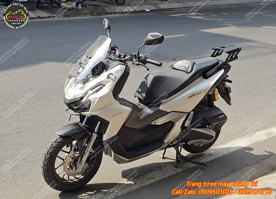 Toàn cảnh Honda ADV 160 gắn baga trượt Givi chính hãng, phù hợp cho anh em thường đi xa