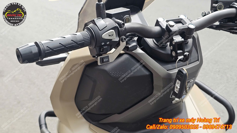 Chất liệu inox chống gỉ sét cho thời gian sử dụng lâu dài - Gắn ghi đông với công tắc 2 nấc