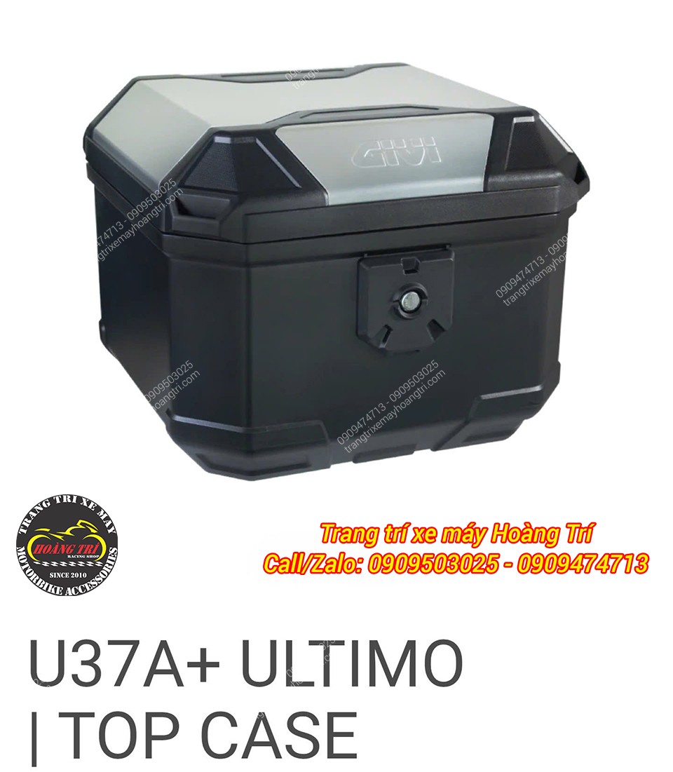 Mẫu thùng Givi U37A+ thay thế cho mẫu thùng cũ của Givi B37N trước đây