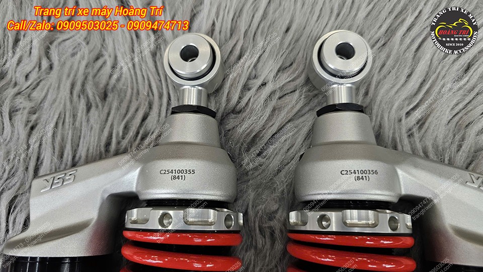 Chi tiết đầu phuộc YSS G-Top tương thích hoàn hảo, tăng độ ổn định khi vận hành