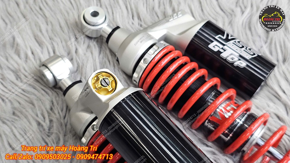 Chi tiết núm chỉnh bình dầu phuộc YSS G-Top giúp tinh chỉnh độ nhún linh hoạt