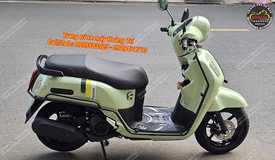 Khung bảo vệ Fazzio 125 lắp đặt hoàn chỉnh, vừa vặn tuyệt đối, tạo lớp bảo vệ quanh thân xe