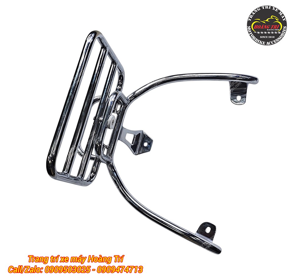 Góc chụp từ trên xuống thể hiện ba vị trí ốc cố định chuẩn zin của xe Giorno