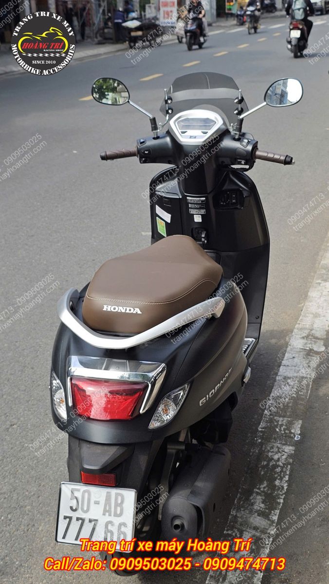 Xe Giorno 125 trước khi nâng cấp baga sau nhôm đúc tại Hoàng Trí Shop