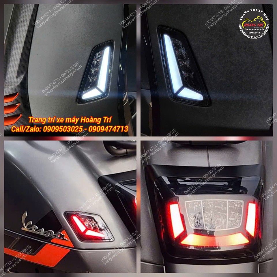 Full bộ đèn LED xi nhan trước, sau và cụm đèn hậu cho anh em trải nghiệm sự hiện đại