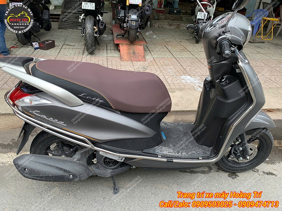 Khung bảo vệ Latte còn tạo nên đường viền tinh tế giúp trang trí xe Latte