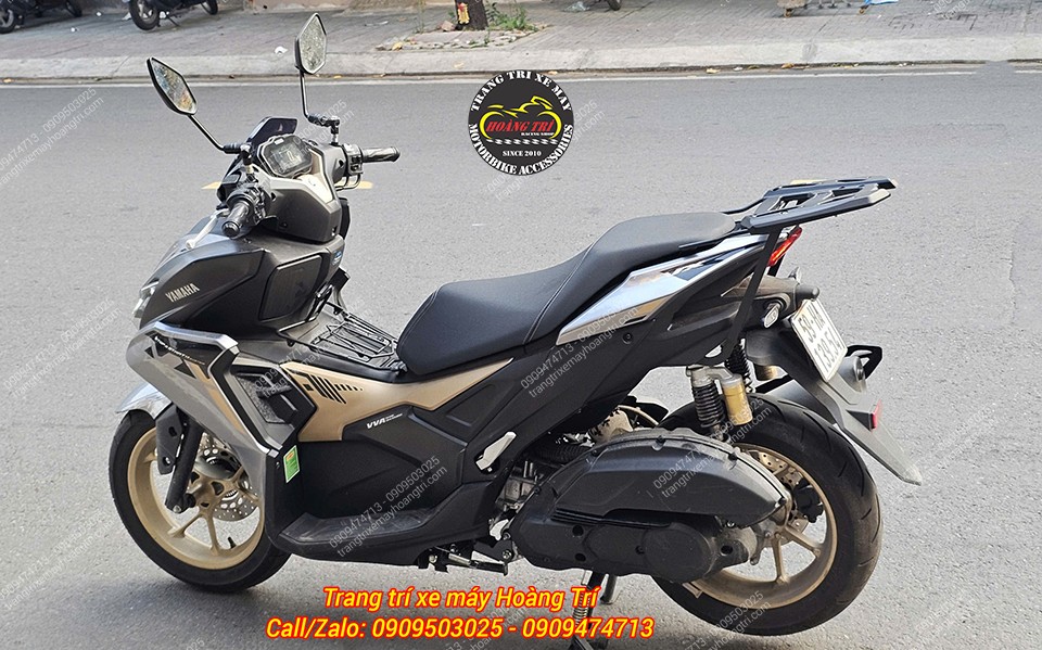 Phù hợp cho cả 3 phiên bản Yamaha NVX - Trang bị baga sau monorack, phù hợp sử dụng hằng ngày, đi xa