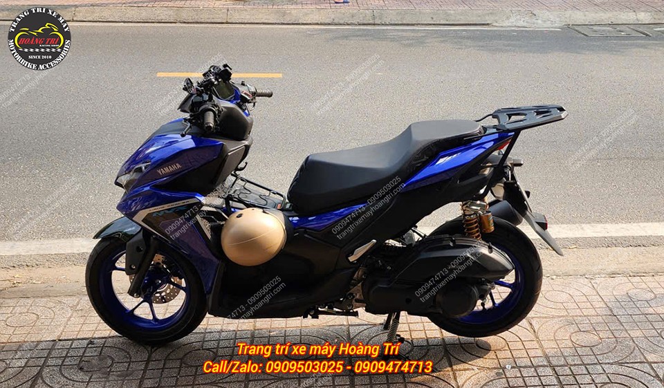 Toàn cảnh Yamaha NVX V3 trang bị baga sau Monorack, phù hợp đi gần và đi xa