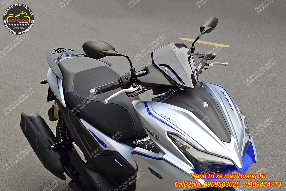 Anh em có thể nâng cấp cùng yên 2 tầng NVX để giúp xe trông thể thao, cá tính hơn