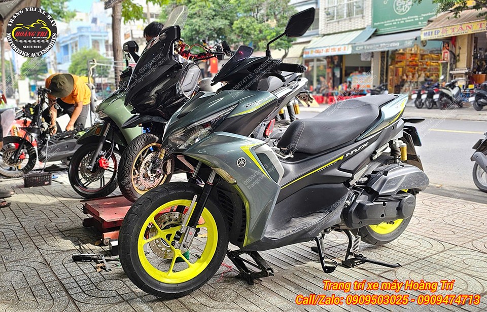 Tổng thể chiếc Yamaha NVX V2 sau khi độ phuộc Kingham, sẵn sàng lăn bánh