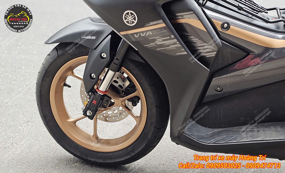 Phuộc trước Kingham Upside Down NVX V2 mang đến độ êm ái, nâng cao trải nghiệm khi di chuyển