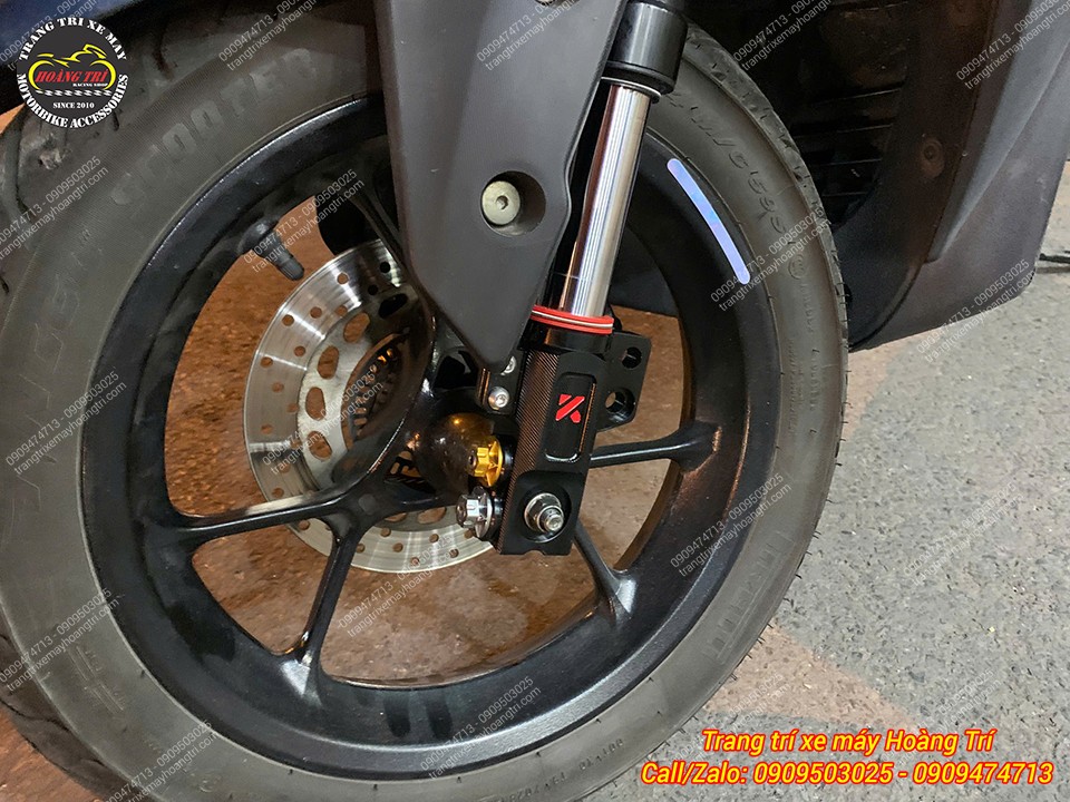 Không chỉ đẹp mà phuộc hành trình ngược Kingham cho NVX còn tăng trải nghiệm nhún cho xe