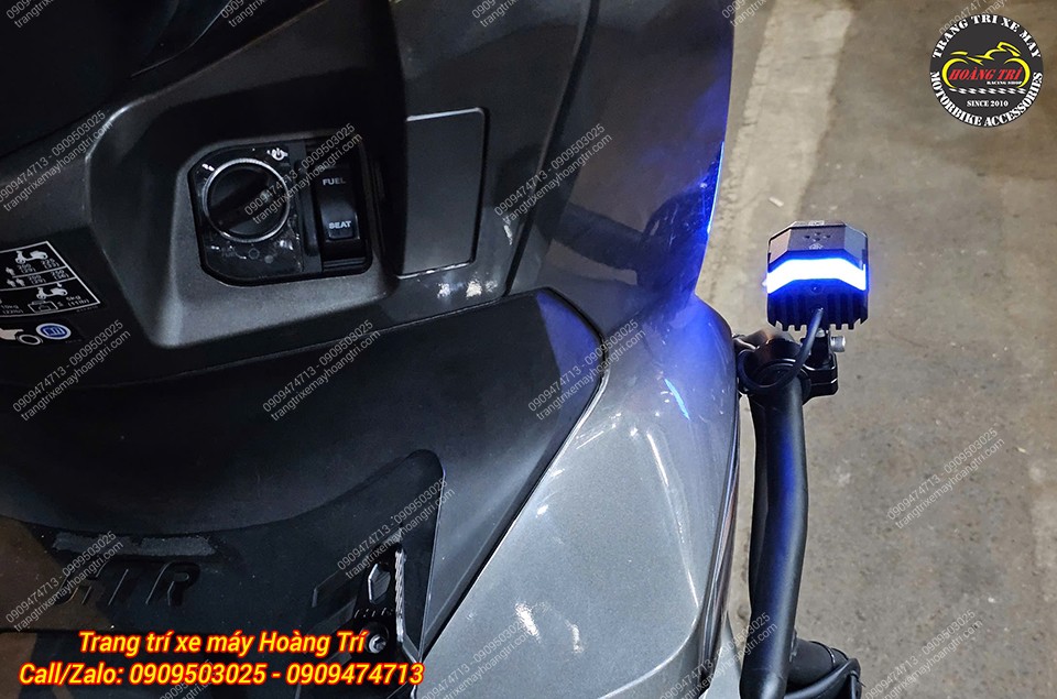 Đèn trợ sáng Kewig K12 hoạt động ổn định, ánh sáng rõ và bám đường tốt