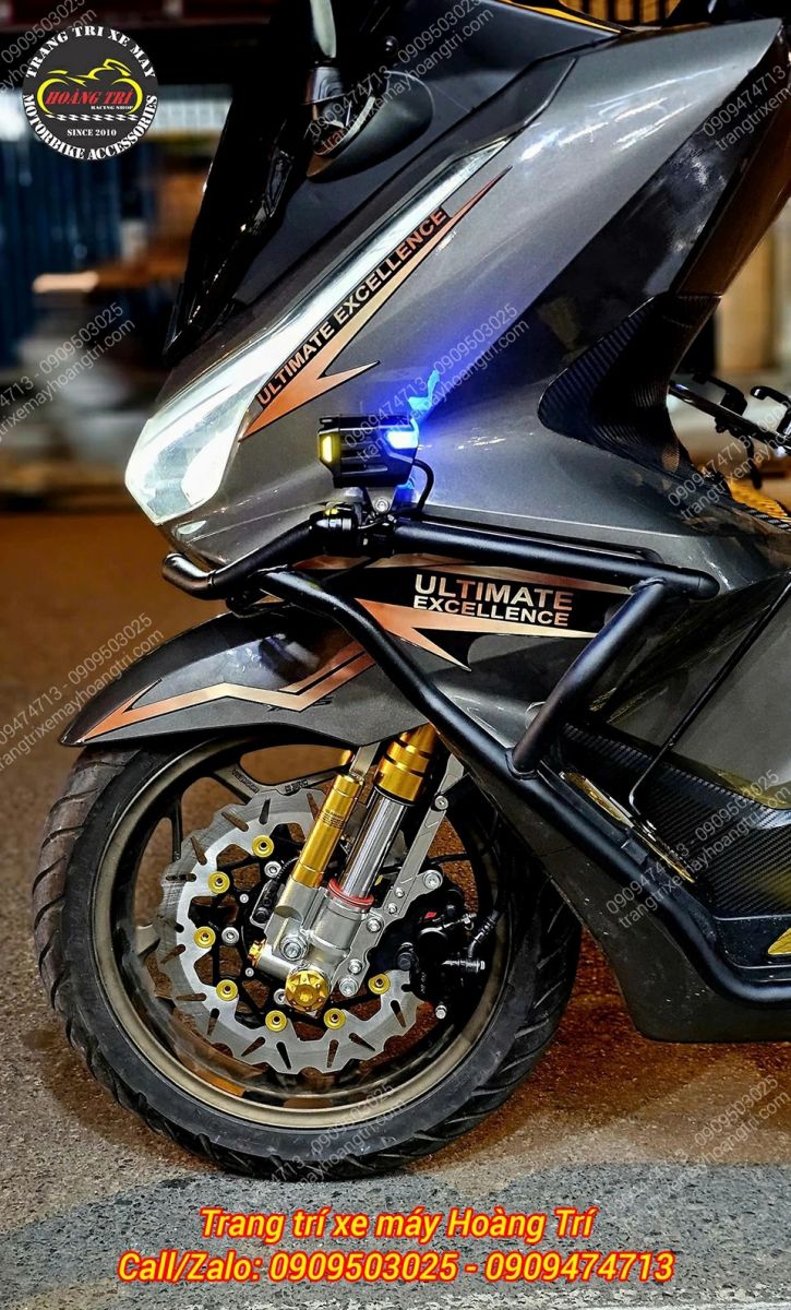 Bộ đôi sản phẩm được trang bị cho PCX 160 tăng thẩm mỹ và hiệu quả phanh đáng kể