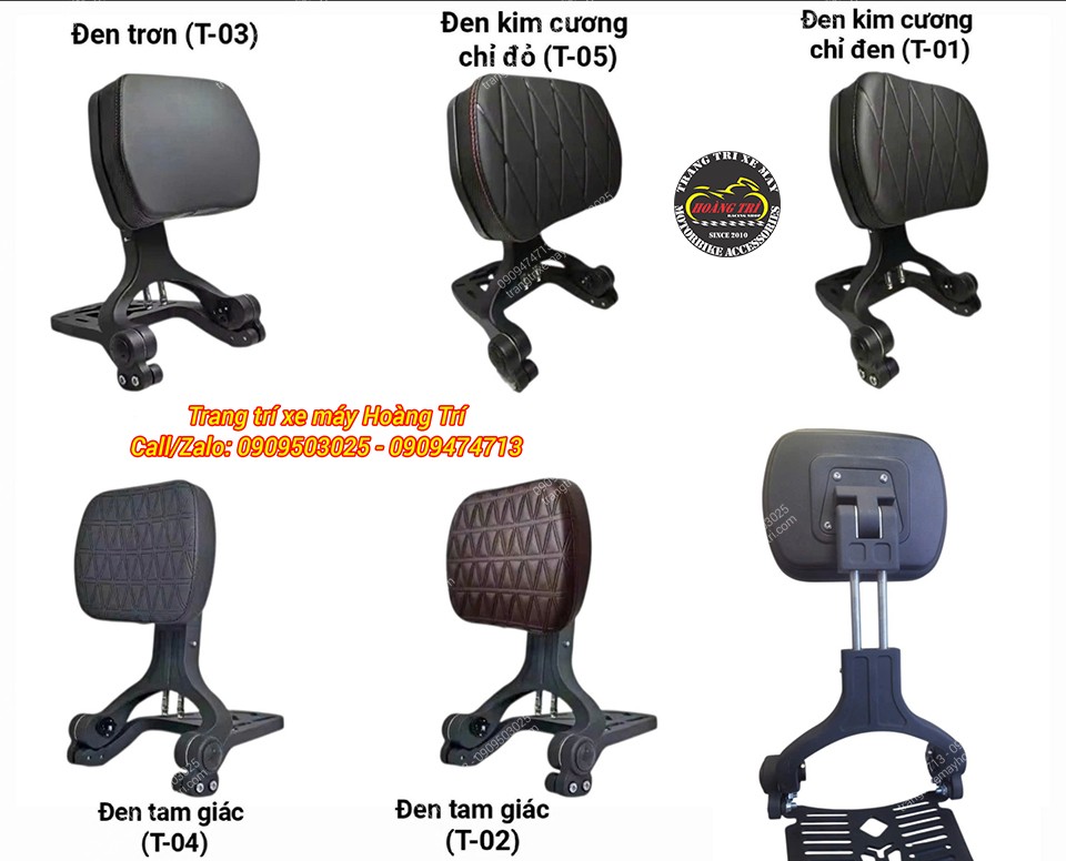 Tổng hợp 5 mẫu đệm tựa lưng với đa dạng kiểu dáng, từ trơn đến họa tiết kim cương và tam giác