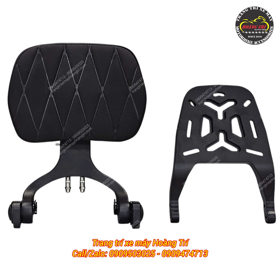 Trọn bộ Giá đỡ tựa lưng đa năng MTM - Đệm tựa lưng họa tiết kim cương và phần đế