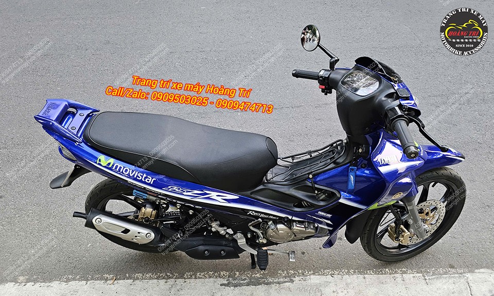 Tổng thể Yamaha Yaz gắn baga giữa 10 ly, tăng tiện ích nhưng vẫn giữ nguyên vẻ đẹp của xế cưng
