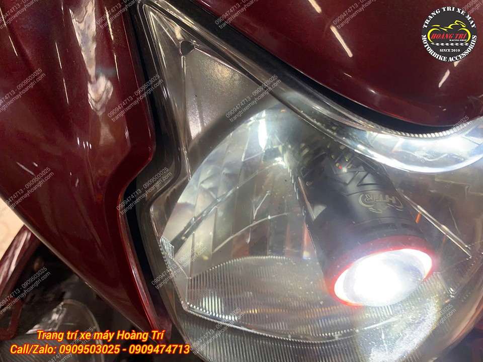 Cận cảnh ánh sáng trắng 6500K của LED TJ-H4 Red, rõ nét và không gây chói