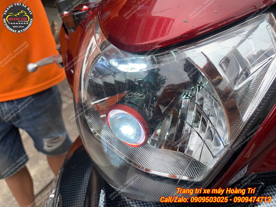 Anh em đi xa có thể tham khảo ngay bóng LED chân H4 TJ-H4 Red cho xe