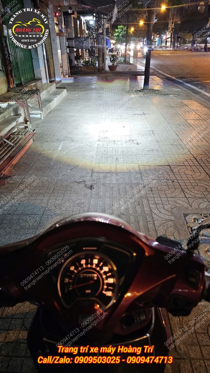 Ánh sáng cos LED TJ-H4 Red cho vùng chiếu rộng, rõ ràng khi chạy xe ban đêm