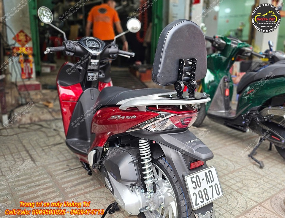 Khi pát tựa lưng được bật lên là lúc bắt đầu những chuyến đi thoải mái dành cho bạn