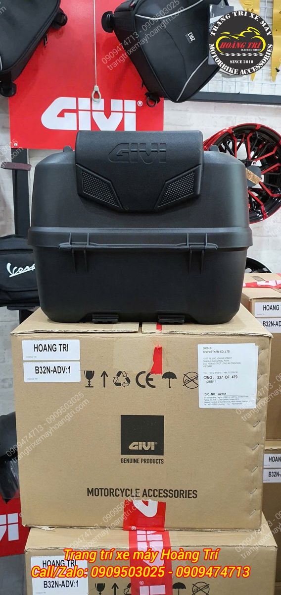 Trang bị tựa lưng giúp người ngồi sau thoải mái hơn trong những chuyến đi dài