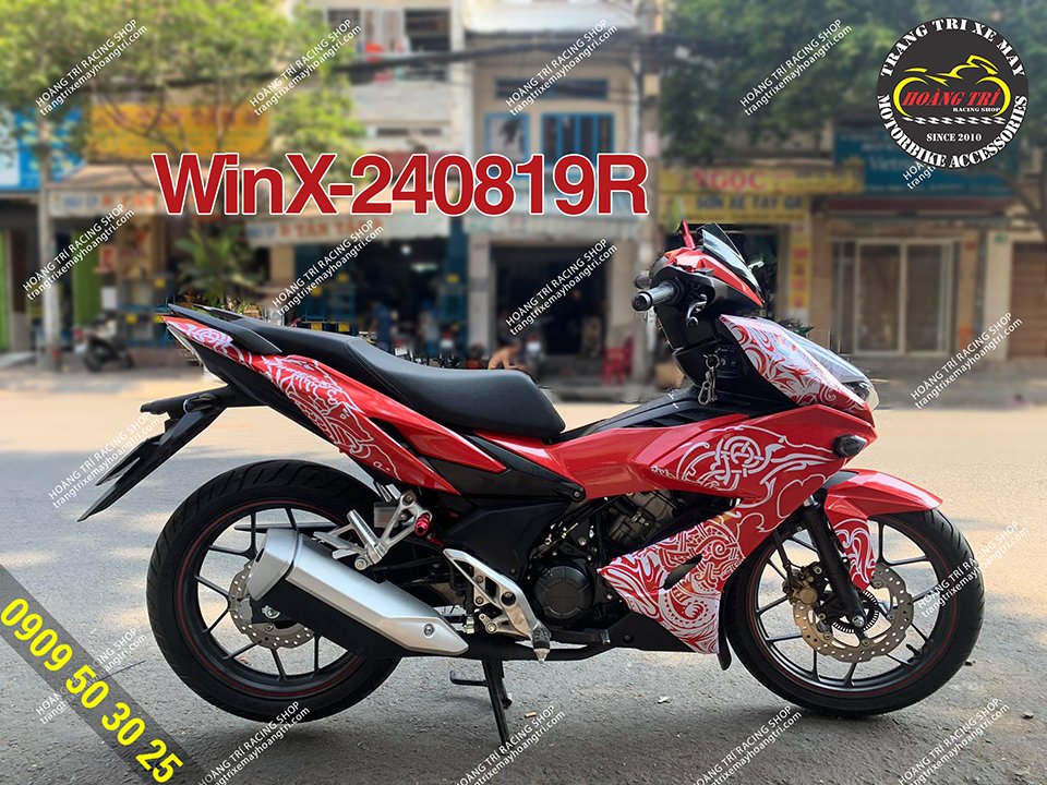 Tem trùm xe máy Tết – Sự lựa chọn nổi bật với sắc đỏ may mắn cho mùa Xuân