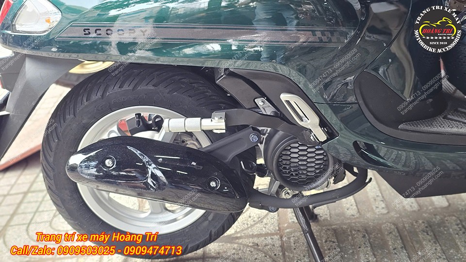 Lắp đặt trực tiếp tại vị trí gác chân sau không đục khoét dàn áo giữ nguyên zin